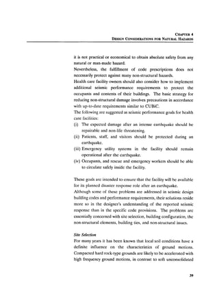 Disaster mitigation guidelines