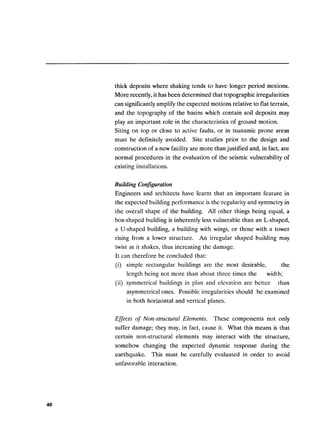 Disaster mitigation guidelines