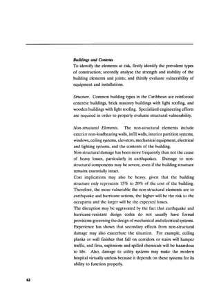 Disaster mitigation guidelines