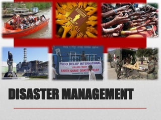 DISASTER management introduction- mitigation | PPTX