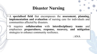 Disaster management and application of disaster management in Nursing ...
