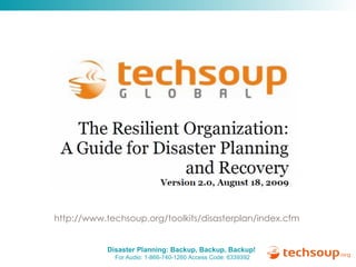 http://www.techsoup.org/toolkits/disasterplan/index.cfm 