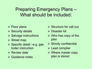 Emergency Planning – the Libraries and Archive Conservator - Teresa Januszonok