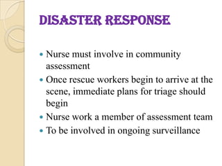 DISASTER MANAGEMENT CYCLE 