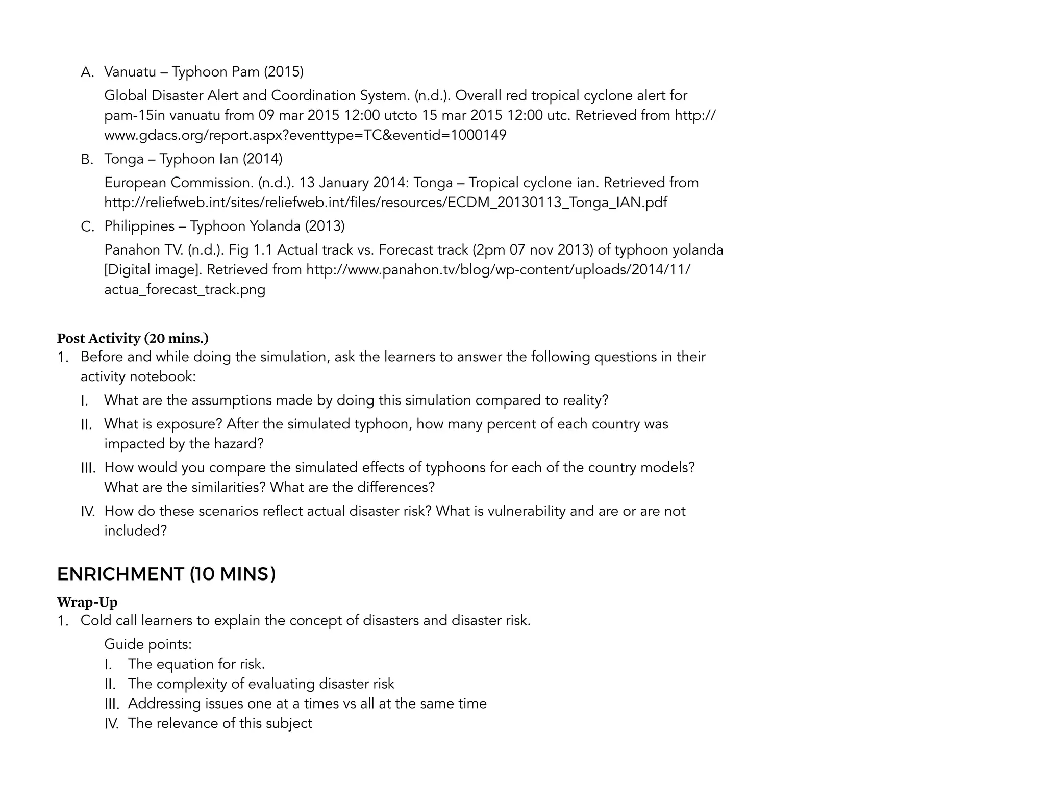 Disaster readiness and risk reduction | PDF