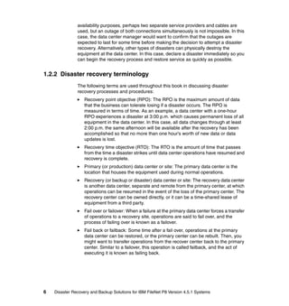 Disaster recovery and backup solutions for ibm file net p8 version 4.5. ...