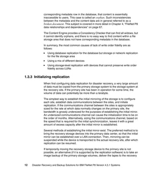 Disaster recovery and backup solutions for ibm file net p8 version 4.5. ...