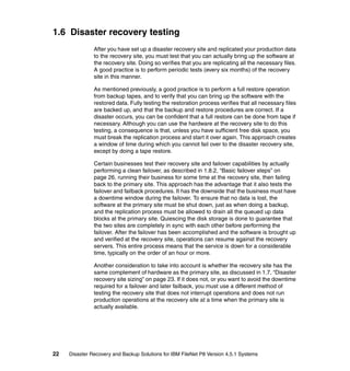 Disaster recovery and backup solutions for ibm file net p8 version 4.5. ...