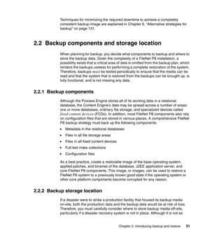 Disaster recovery and backup solutions for ibm file net p8 version 4.5. ...