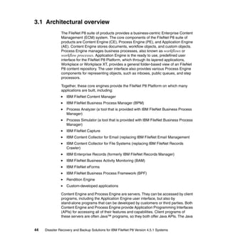Disaster recovery and backup solutions for ibm file net p8 version 4.5. ...