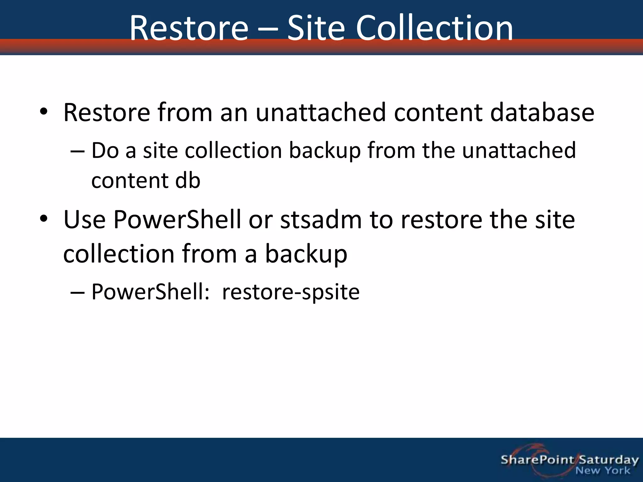 Any changes to the search databases since phase 1 are backed up