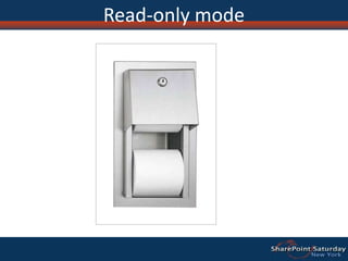 HA – Database MirroringProvides support for database mirroringAdds failover partner to ADO.NET connection stringDoes not implement the mirroring sessionUI entry pointsAny place you add a new database you can put the failover server namePowerShellAll databases, including configuration databaseConfigurable through APISPDatabaseAddFailoverServiceInstance (method, string)FailoverServiceInstance (property, SPServer)