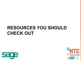 RESOURCES YOU SHOULD CHECK OUT 