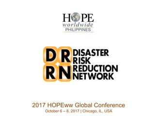 2017 HOPEww Global Conference
October 6 – 8, 2017 | Chicago, IL, USA
 