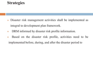 Disaster Risk Management Before And After Disaster risk governance policy ppt.ppt