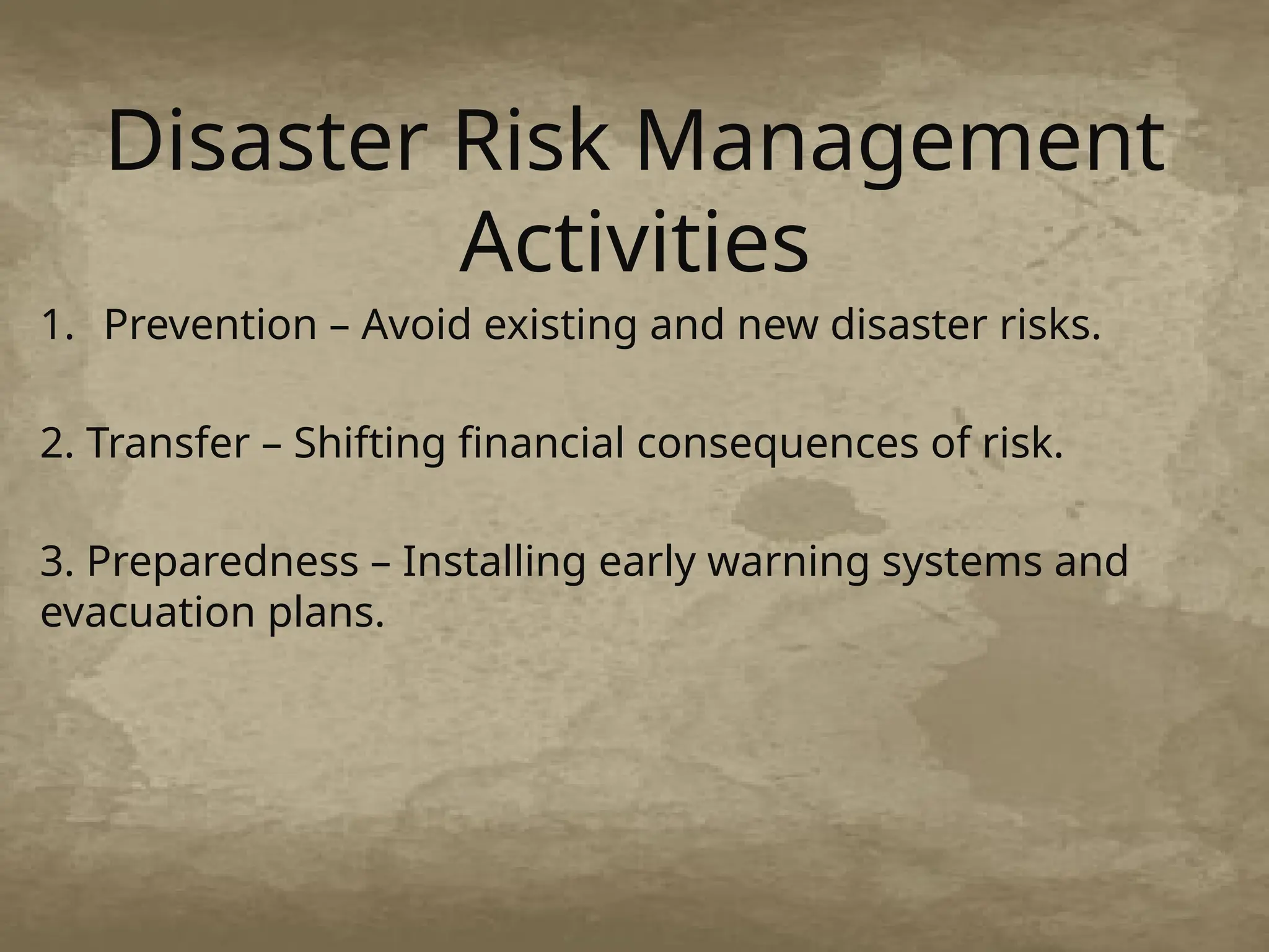 Disaster Risk Management Presentation Pptx