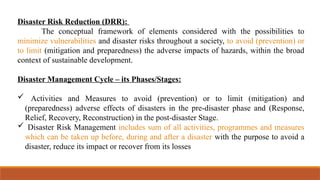 DISASTER RISK REDUCTION ppt e ngineering | PPTX