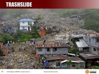 TRASHSLIDE

August 26 – September 7, 2011
DEAD – 6

39

 