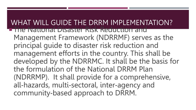 Disaster Risk Reduction and Management (DRRM).pptx | Environment | Science
