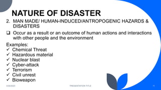 Human Risk Disaster Disaster Risk & Risk Reduction.pptx
