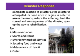 An overview of various types of Disasters & their management | PDF