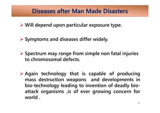 An overview of various types of Disasters & their management | PDF