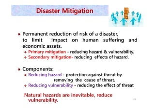An overview of various types of Disasters & their management | PDF