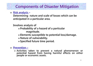 An overview of various types of Disasters & their management | PDF