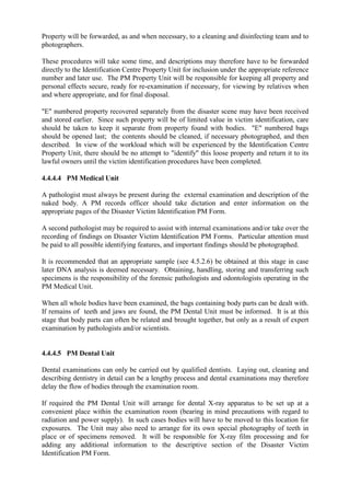 Disaster Victim Identification