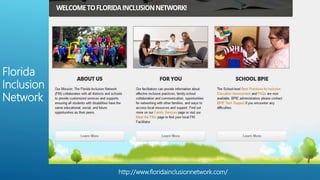 http://www.floridainclusionnetwork.com/
Florida
Inclusion
Network
 