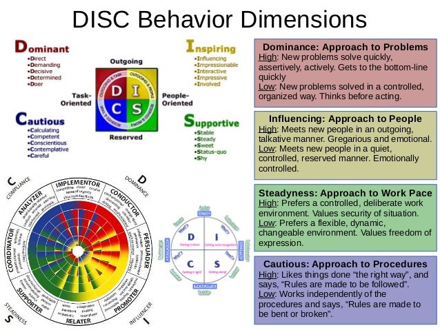 what does dominance mean in the disc test