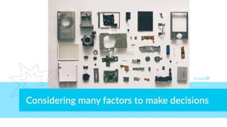 Considering many factors to make decisions
DISC Type Si
 