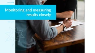 Monitoring and measuring
results closely
DISC Type Si
 
