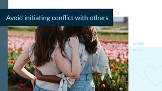 DISC Type Si
Avoid ini(a(ng conﬂict with others
 