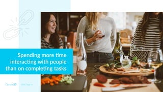 Spending more ,me
interac,ng with people
than on comple,ng tasks
DISC Type Is
 