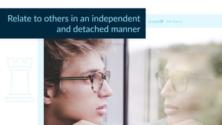 DISC Type CdRelate to others in an independent
and detached manner
 