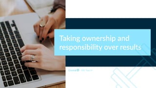 Taking ownership and
responsibility over results
DISC Type DI
 
