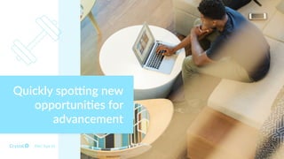 DISC Type DI
Quickly spoBng new
opportuni4es for
advancement
 