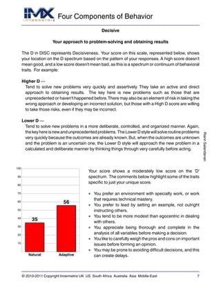 DISC Profile Test | PDF