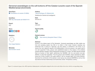 Figure 3. A comment’s page at the e-IEO repository displaying the overall quality assigned to the review and a link to the review with its corresponding rating.
 
