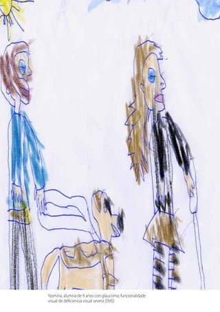 38




     Yasmina, alumna de 9 anos con glaucoma; funcionalidade
     visual de deficiencia visual severa (DVS)
 