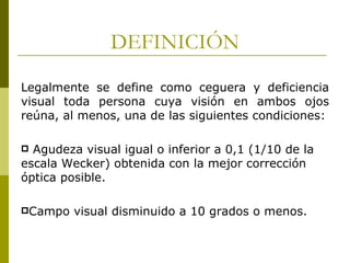 Discapacidad visual | PPT