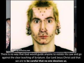 There is no way that God would guide anyone to violate His Law and go
against the clear teaching of Scripture. Our Lord Jesus Christ said that
we are to be careful that no one deceives us.
 