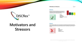 Motivators and
Stressors
 