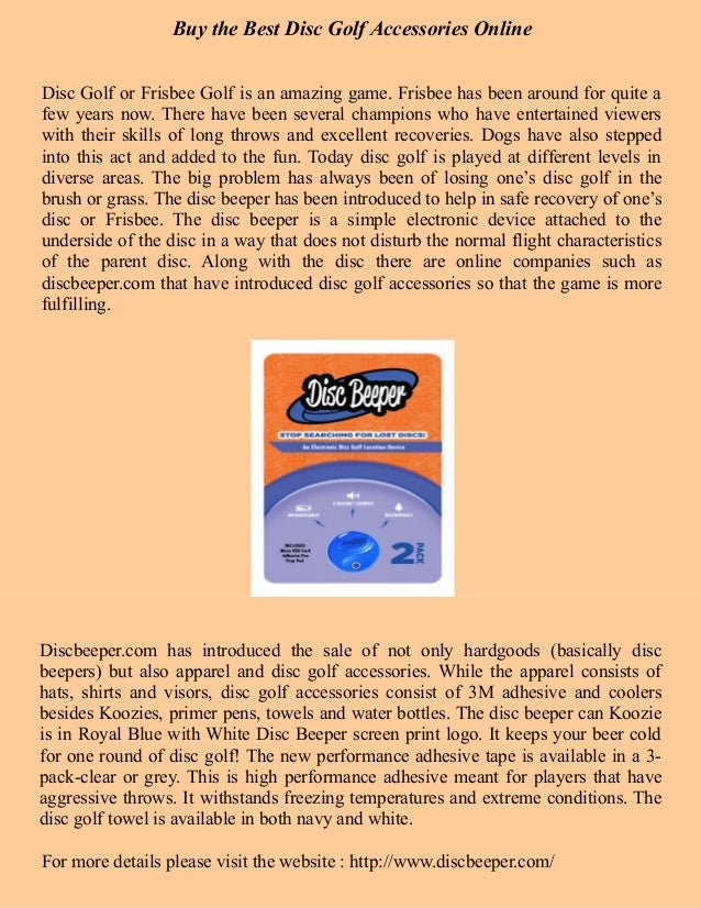 best disc golf accessories