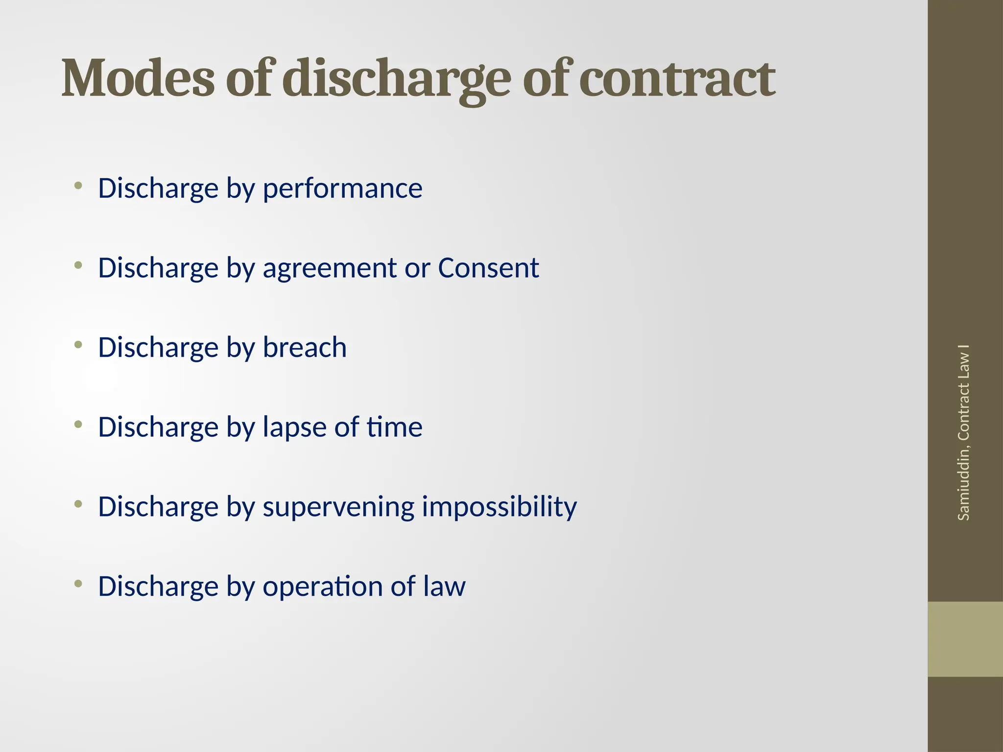 Discharge-of-Contract.pptx in the labour legislation | PPT