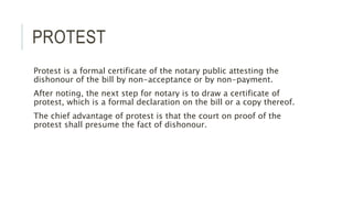 Discharge and dishonor of negotiable instruments (INDIA) | PPTX