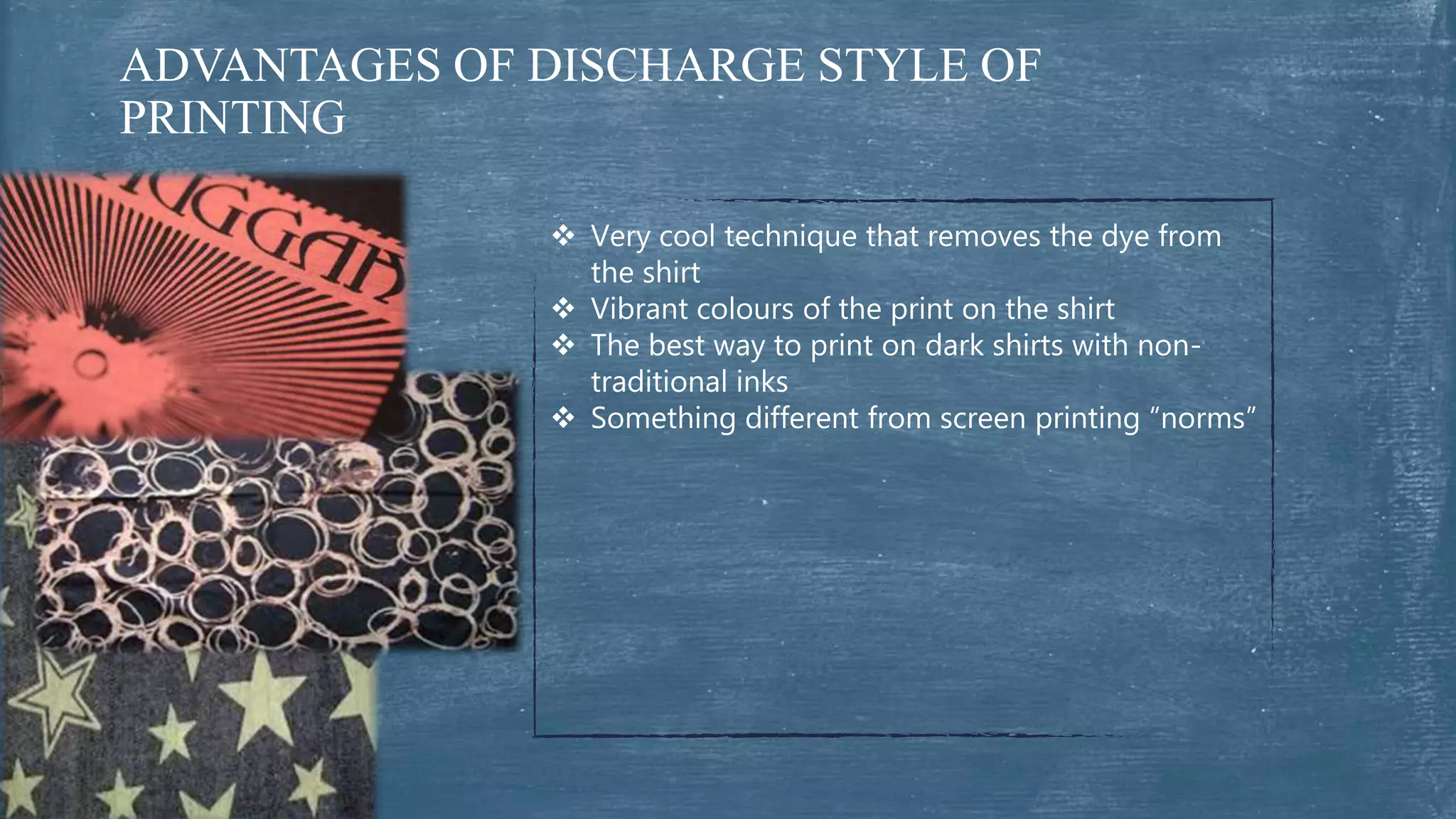 Discharge printing | PPTX