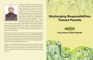 Discharging responsibilities towards parents