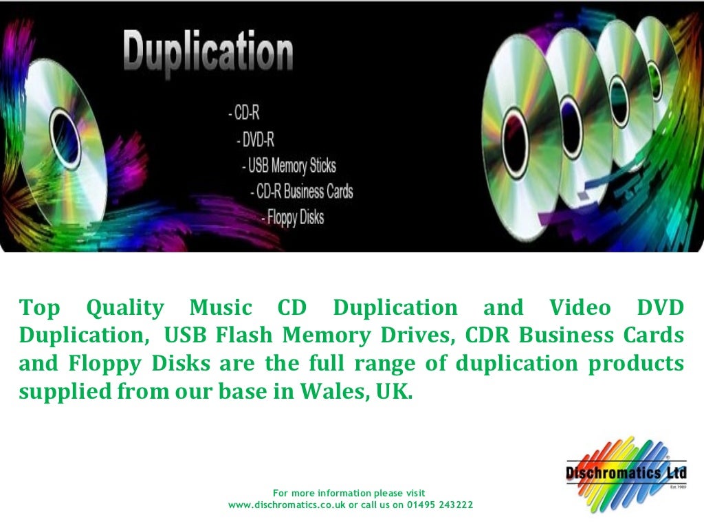 CD Duplication and Replication
